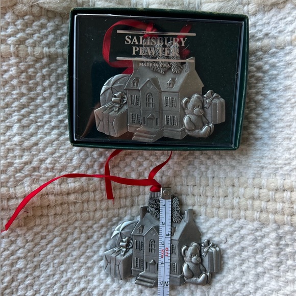 2003 Maryland Governor Ehrlich Pewter Holiday Ornament Christmas MD Republican - Picture 6 of 14